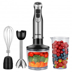 Biolomix 4 în 1 Mixer blender de mână cu imersie de mare putere, 1200 W