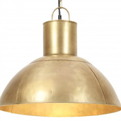 Suspension Lamp 25 W Brass Round 48 cm E27