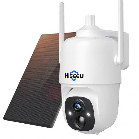 Caméra de sécurité solaire extérieure Hiseeu CQ1