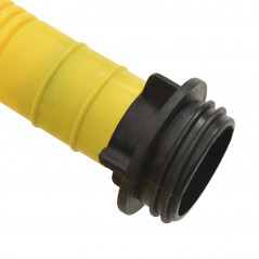 Pompe à pied 21x29.5 cm PP et PE gris et jaune