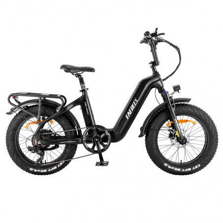 Rower elektryczny FAREES F20 Master E-bike 20*4.0 Opona 500W Czarny