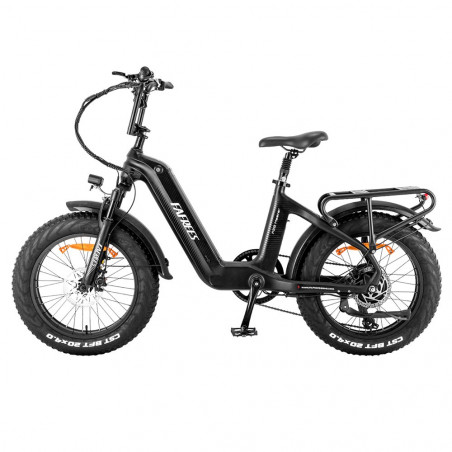 Bicicleta electrica FAREES F20 Master E-bike 20*4.0 Anvelopa 500W Neagra