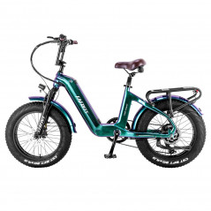 Bicicleta electrica FAREES F20 Master E-bike 20*4.0 500W Verde