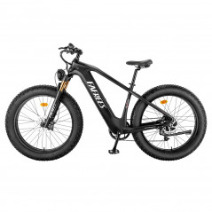 BILLETTER F26 Carbon M E-cykel Elcykel 26*4,8 tommer Dæk 1000W Motor Sort