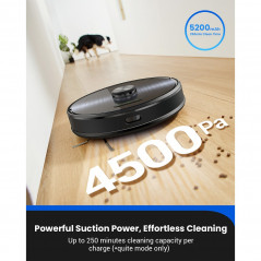 Proscenic M9 Robot Vacuum Cleaner 4500Pa Suction Dual Rotation Mops