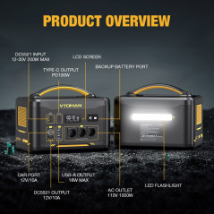 VTOMAN JUMP 1000 portable power station