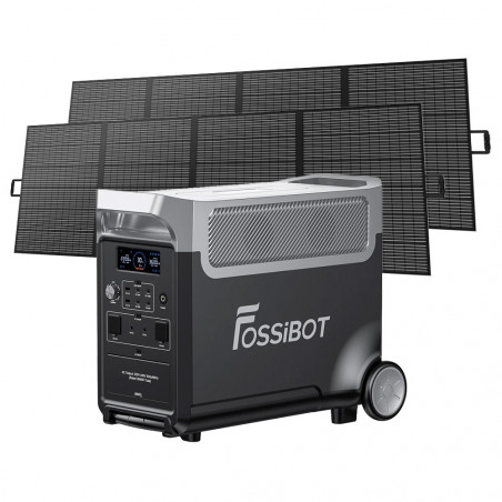Σταθμός ηλεκτροπαραγωγής Fossibot F3600 + 2 ηλιακοί συλλέκτες FOSSiBOT SP420