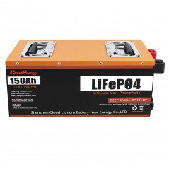 Batería LiFePO4 de 12V 150Ah de Cloudenergy