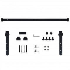 48 Carbon Steel Mini Sliding Barn Door Kit