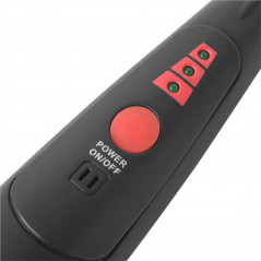 Detector de metais Pinpointer preto e vermelho