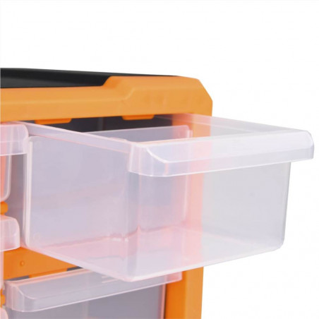 Multi-drawer organizers with 12 drawers 2 pcs 26.5x16x26 cm