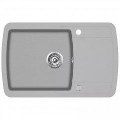 Gray Single Basin Granite Kitchen Sink