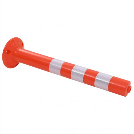 Trafikkontrollpollare 5 st Plast 75 cm