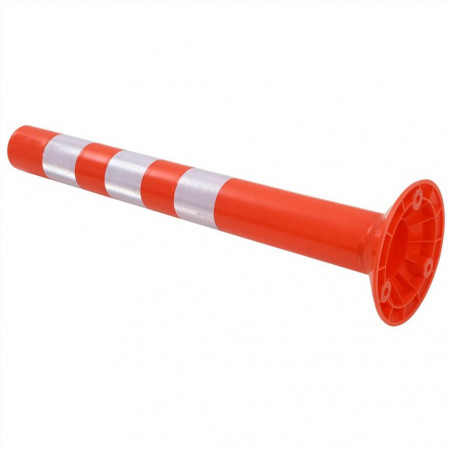 Trafikkontrollpollare 5 st Plast 75 cm