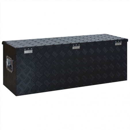 Caja de aluminio 1085x370x400 mm Negro