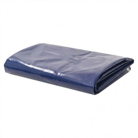 Zeildoek 650 g/m² 1,5x20 m Blauw