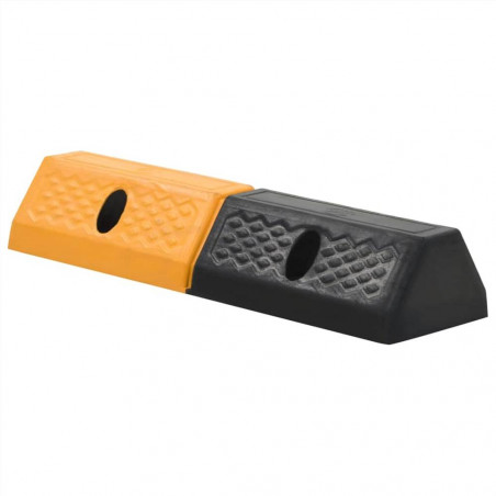 Parkeerblokken 2 stuks Rubber 49x15x9 cm