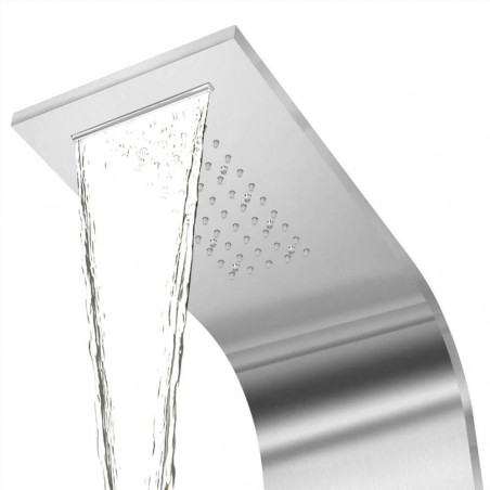 Curved Stainless Steel Shower Panel System