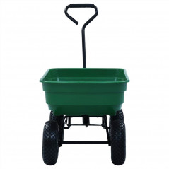 Garden tilting cart 300 kg 75L Green