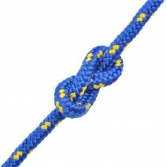 Maritiem polypropyleen touw 16 mm 250 m blauw