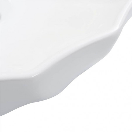 Lavabo 46x17 cm Cerámica Blanco