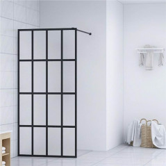 Italian shower screen in tempered glass 80x195 cm