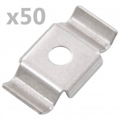 50 Pieces Stainless Steel Butterfly Fence Clips