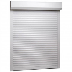 Aluminum roller shutter 120x150 cm White