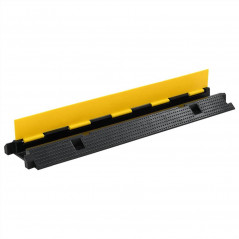Cable protection ramps 2 pieces 1 rubber channel 100 cm
