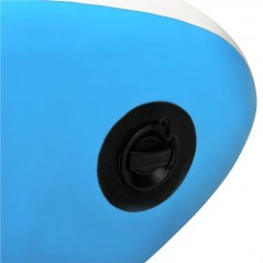 Aufblasbares Stand Up Paddle Set 366x76x15 cm Blau