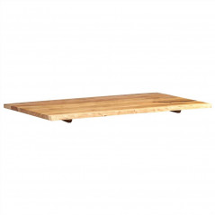 Bathroom furniture top in solid acacia wood 100x55x2.5 cm