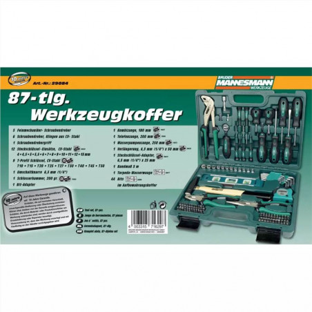Brüder Mannesmann 86-piece tool set 29084