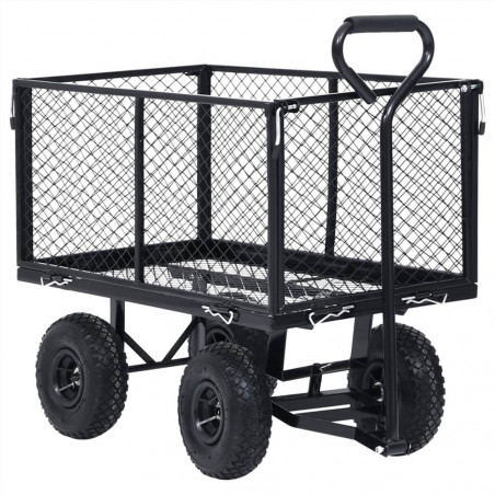 Tuinhandwagen Zwart 350 kg