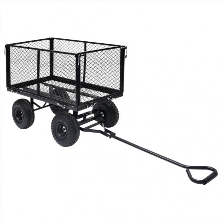 Carrello da giardino Nero 350 kg