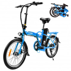 Bicicleta electrica KAISDA K7S 20 inch 36V 12.5Ah 25km/h 250W Motor Albastru