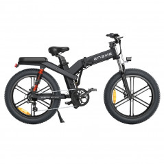 ENGWE X26 E-Bike 1000W Κινητήρας 50Km/h 19,2Ah&10Ah Διπλή μπαταρία Μαύρη