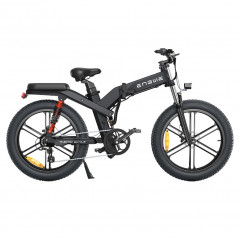 ENGWE X26 elektrische fiets - 1000 W - 50 km/u - 26 inch banden - dubbele batterij 48V 29,2 Ah - zwarte kleur