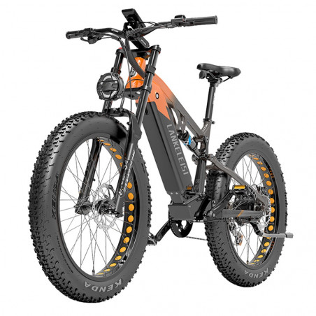 Vélo Électrique 26*4.0'' LANKELEISI RV800 Orange