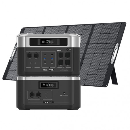 Kit de painel solar PV2000 para estação de energia portátil OUKITEL BP400