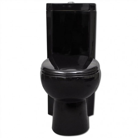 WC Ceramic Toilet Bathroom Corner toilet Black