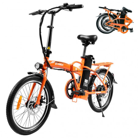 Bicicleta Elétrica KAISDA K7S 20 polegadas 36V 12,5Ah 25km/h 250W Laranja