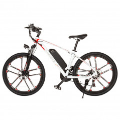 Bicicleta electrica Samebike MY-SM26 350W alba