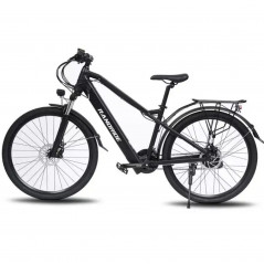 RANDRIDE Y90BL 27 hüvelykes elektromos kerékpár 48V 13,6AH 45Km/h 1000W fekete