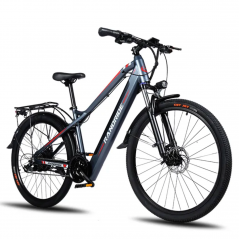 RANDRIDE Y90U 27-calowy rower elektryczny 48 V 13,6 Ah 45 km/h 1000 W szary