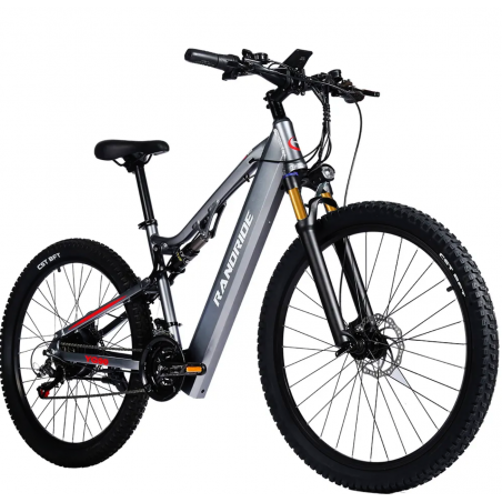 Bicicleta eléctrica RANDRIDE YG90J 27,5 pulgadas 1000W 48V 17Ah 45Km/H con horquilla hidráulica