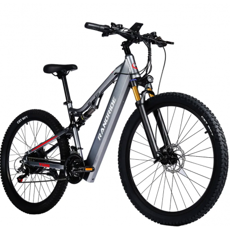 RANDRIDE YG90J 27.5 inch 1000W 48V 17Ah 45Km/H electric bike With hydraulic fork