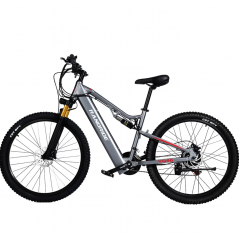 RANDRIDE YG90J 27,5 polegadas 1000W 48V 17Ah 45Km/H bicicleta elétrica com garfo hidráulico