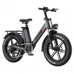 Bicicleta elétrica PHNHOLUN C6 Pro pneu de 20 polegadas 48V 17Ah 60km / h motor 1000W