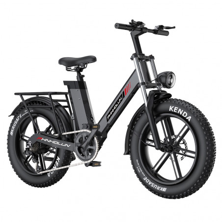 PHNHOLUN C6 Pro Elcykel 20 Tommer Dæk 48V 17Ah 60km/t 1000W Motor