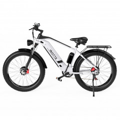 26 hüvelykes elektromos kerékpár DUOTTS F26 55Km/h 17,5 Ah 750W*2 Kétmotoros ezüst